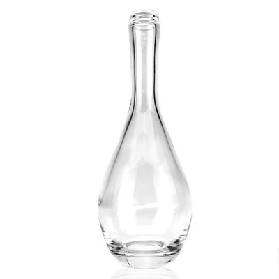 500 ml bottiglia di vetro trasparente a collo lungo per gin whisky rum liquori sigillatore tipo sughero