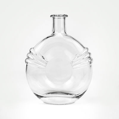 500 ml 700 ml bottiglia di vetro trasparente con tappo di sughero per brandy accettabile OEM/ODM Unico