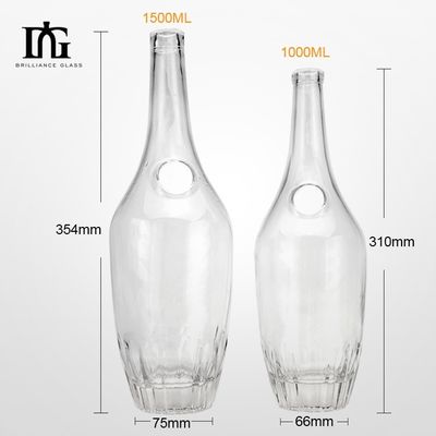 Bottiglia di vetro personalizzata per liquori e bevande 100mL 180mL 400mL 700mL