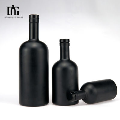 OEM/ODM accettabile Bottiglia di Gin rum in forma classica con tappi in legno 500ml 750ml