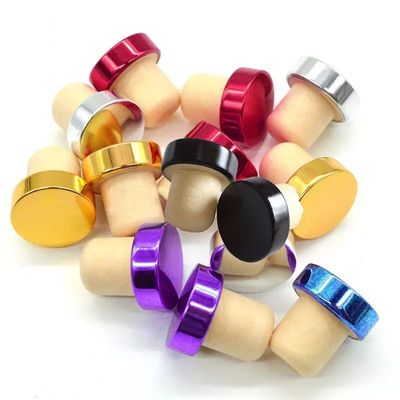Tappi per vini in legno e gomma OEM/ODM per chiusura di bottiglie