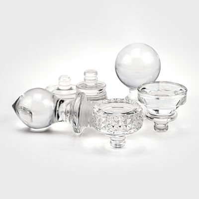 Logo personalizzato Tappo di sughero in vetro cristallino per vodka tequila bottiglia di whisky Fornito gratuitamente