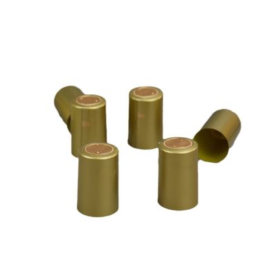 Sigillatura di forma rotonda Pvc chiaro collo Rimborso bande manica per tappo di bottiglia personalizzato
