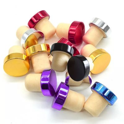 Legno inciso in forma di T Alcol Tequila Vodka Gin Bottiglia di vetro Bar Top Stopper sintetico