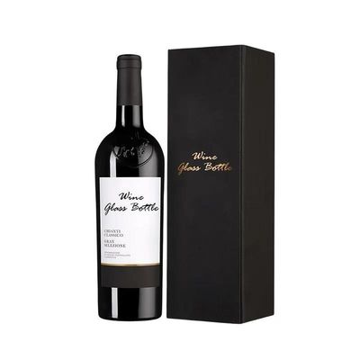 Altri regali Artiglieria Conservatorio di cuoio Scatola di vino e maniglie Bottiglia singola Reutilizzabile Scatola regalo Crocodile Grano Pu cuoio doppia bottiglia 750ml Red Wine Scatola