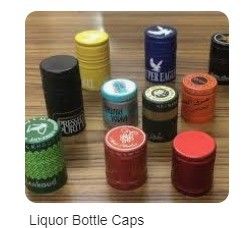 Plastico Aluminio PVC Rimborso termicamente riduttibile pellicola per bottiglia di whiskey a forma rotonda personalizzata