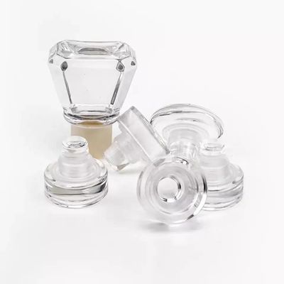 Dimensioni personalizzate T-cappa in vetro in alluminio con tappo in polimero e vernice in legno
