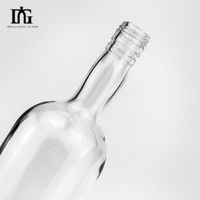 Bottiglia di whisky in vetro con sughero personalizzato in 375ml/500ml/750ml/1000ml di capacità