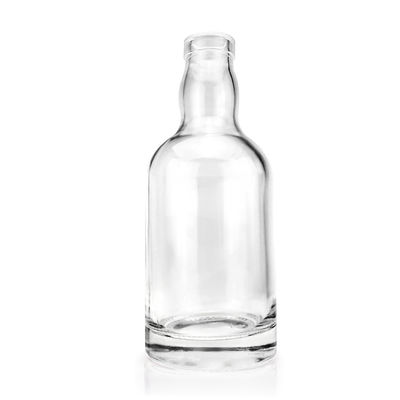 Chiusure personalizzate a forma di logo 750ml Bottiglia di vetro unica vuota per liquori con tappo