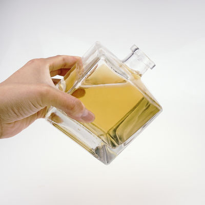 Incisione Custom 750ml bottiglia di vetro quadrato per vino di frutta whisky vodka brandy rum gin