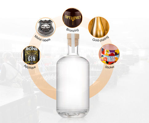 Altre bevande donne personalizzate forma del corpo 600ml rum vodka whisky bottiglia di vetro con OEM / ODM