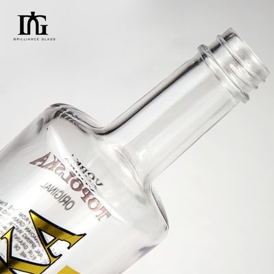 Bevande industriali Bottiglia di vetro quadrata da 750 ml con sughero sintetico