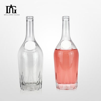 Bottiglia di vetro per vodka whisky brandy rum liquore design e funzionalità eccellenti