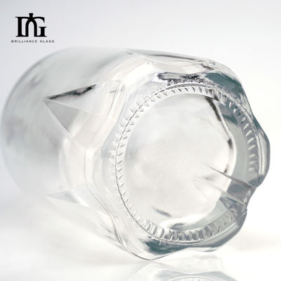 Bottiglia di vetro per vodka whisky brandy rum liquore design e funzionalità eccellenti