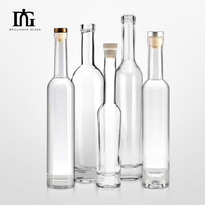 Fabbricazione di bottiglie di vetro semplici e moderne Whisky 350 ml Tequila per bevande industriali