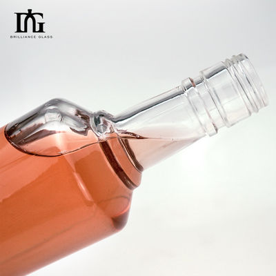 Bottiglia di vetro per liquori 500ml Super Flint Alcohol Whisky Vodka Brandy Spirit vuoti personalizzati