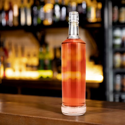 Bottiglia di vetro per liquori 500ml Super Flint Alcohol Whisky Vodka Brandy Spirit vuoti personalizzati