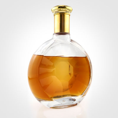 500 ml 700 ml 750 ml bottiglie di vetro per la manipolazione della superficie del ghiaccio Gin Vodka Whiskey Liquor Spirit
