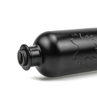 Bottiglia di whisky gin spirit di 750 ml in vetro con incisione personalizzata e materiale per il colletto di vetro
