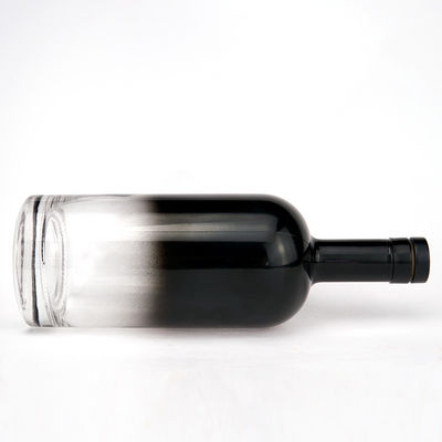 700 ml 750 ml 1000 ml Spray Painting Cork Stopper Super Flint Wine Spirits Bottiglia di vetro
