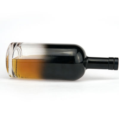 700 ml 750 ml 1000 ml Spray Painting Cork Stopper Super Flint Wine Spirits Bottiglia di vetro