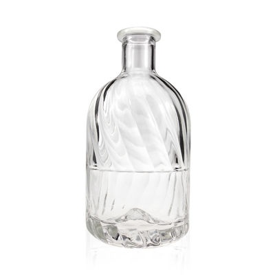 Incisione personalizzata bottiglie di vetro da 375 ml 500 ml 700 ml per succo di vino alcol rum brandy