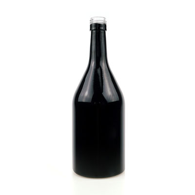 Bottiglia vuota di vetro per whisky Vodka 500ml 1.75L Bottiglia a tappo a vite