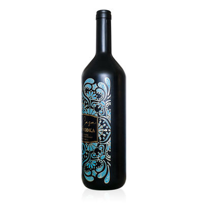 Stampa del logo personalizzato imballaggio privato taglio a stampa stampato matrimonio privato etichette di bottiglie di vino rosso