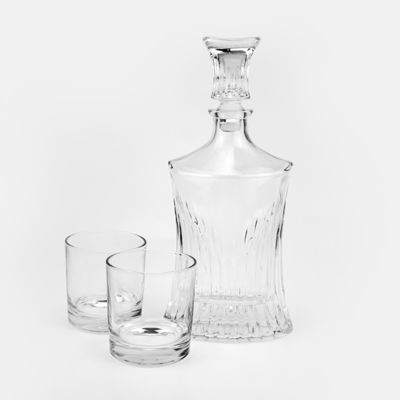 Elegante vetro vino rosso vetro vodka liquore degustazione decanter di whisky con coperchio di vetro