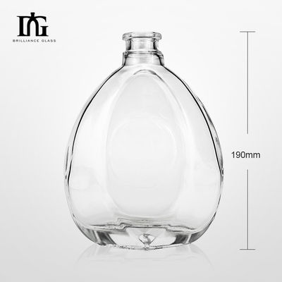 Tapo tipo sughero per entrambi i liquori Bevande 500 ml 750 ml Bottone di vetro trasparente di forma speciale