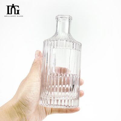 250 ml bottiglia di vetro a sbarra per liquori Mini Size Screen Printing e Hot Stamping OEM/ODM