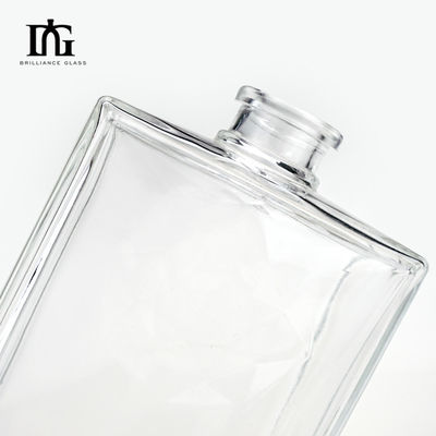 Stampaggio e incisione a caldo 500 ml Bottiglia di vetro per la fine Vodka Brandy Gin Whiskey