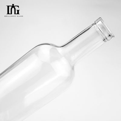 Bicchiere di vetro Bottiglia vuota 700ml per liquori Collare Materiale vetro da cinese
