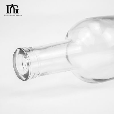 Bicchiere di vetro Bottiglia vuota 700ml per liquori Collare Materiale vetro da cinese