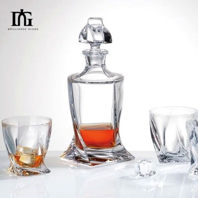 Bottiglia di brandy unica con stampa a schermo Stampaggio a caldo Verniciatura incisione elettroplataggio