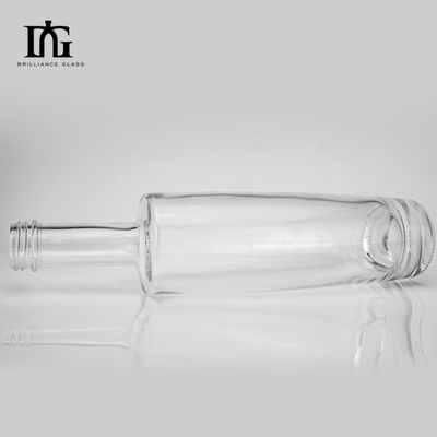 Logo del cliente accettabile 500 ml 750 ml 700 ml bottiglia di vino di vetro per liquori e bevande