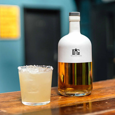 500 ml 750 ml Tequila bianca nera opaca Licore Bottiglia di vetro Vino Bevande Gin Vodka con sughero