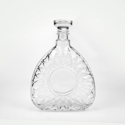 Bevande industriali Bottiglia di vetro da 500 ml per whisky chiaro e durevole