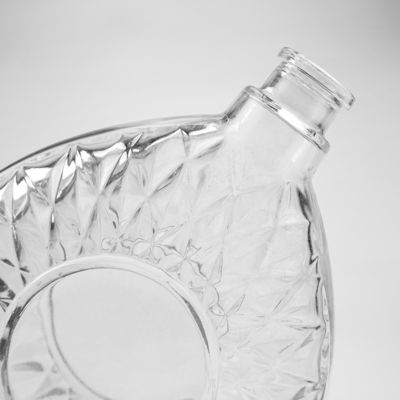 Bevande industriali Bottiglia di vetro da 500 ml per whisky chiaro e durevole