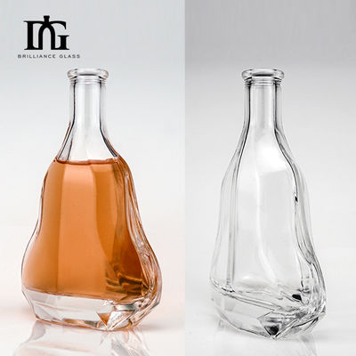 500 ml/1000 ml di vetro per chitarra, whisky, brandy, bottiglia di vetro per liquori e bevande