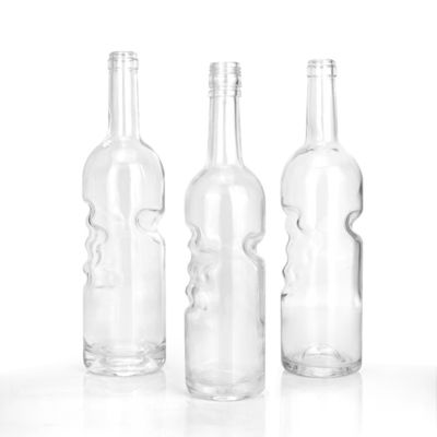500 ml/750 ml Bottiglia di vino rosso Mano d'angelo Vetro a forma speciale per bevande e succhi di frutta