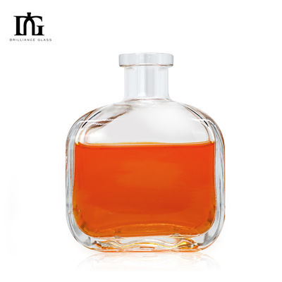OEM/ODM Acceptabile 700ml 750ml Oval Liquor Glass Bottle per liquori e bevande