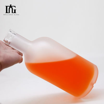 Collare di vetro Classic Liquore ghiacciato vuoto Vodka Bottiglia di whisky 500ml 700ml 1000ml