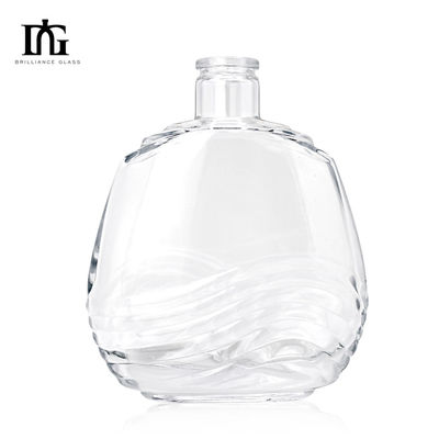 Tavolo da picnic portatile in vetro con tappo a vite di sughero 500ml/700ml bottiglia e bottiglia di vetro
