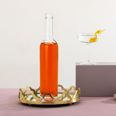 Stampa a schermo e stampaggio a caldo Bottiglia di vino di vetro per imballaggi personalizzati