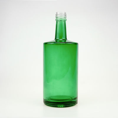 Bottiglia di vetro a spalla piatta Super Flint per liquori e bevande personalizzata 500ml 750ml