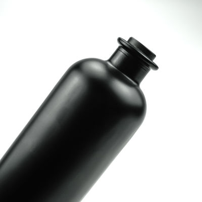 750 ml Bottiglia di vetro chiara rotonda con tappo di sughero per cognac Gin Rum Vodka Tequila Liquore