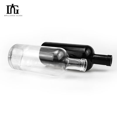 Tequila Design Unico 700ml 1000ml Bottiglie di Olio d'oliva nero opaco di vetro con tappo