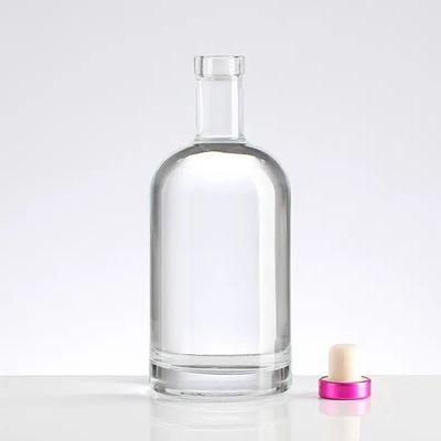 Tipo di tenuta CORK 100ml 200ml 375ml 500ml 750ml Bottiglia in vetro bianco nero opaco per gin