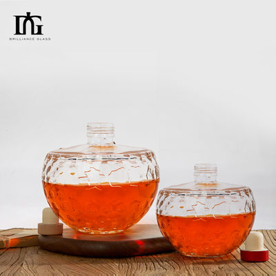 Set di decanter di whisky in vetro di 500 ml di capacità